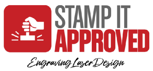 Stamp It Approved Engraving Laser Designs